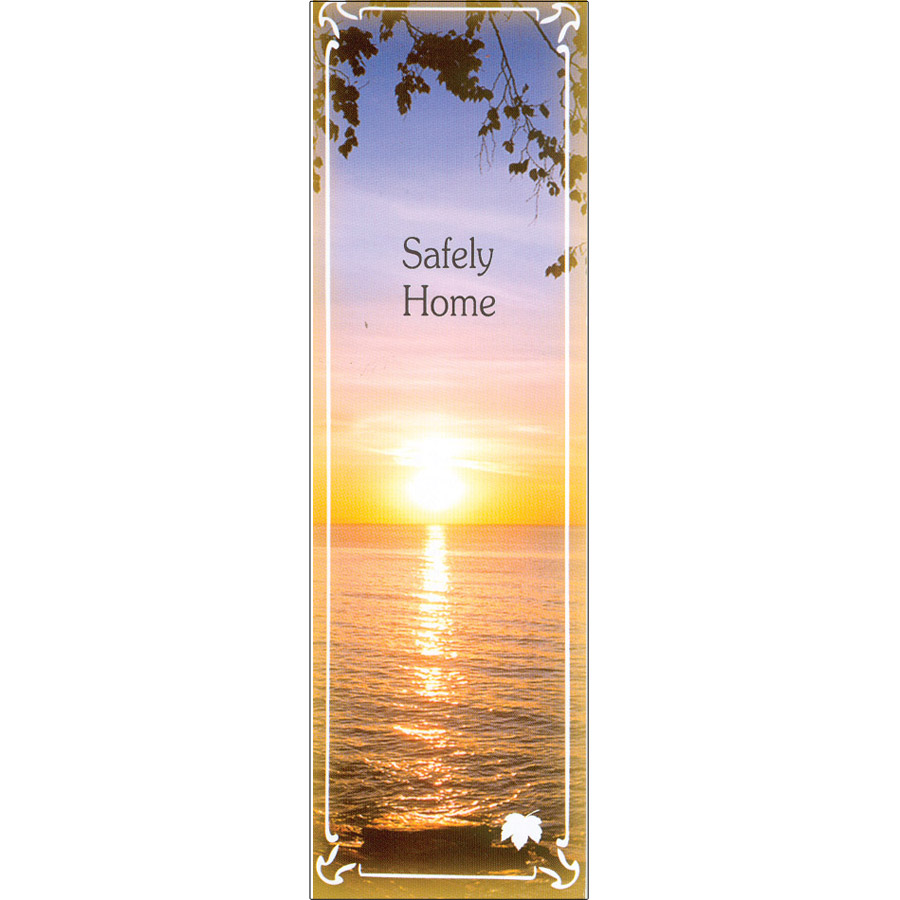 Safely Home Bookmark | Gannon's Prayer Card Co.